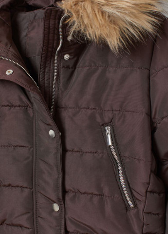 Коричневая зимняя куртка H&M