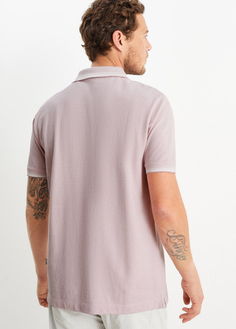Лиловая футболка-поло для мужчин C&A однотонная