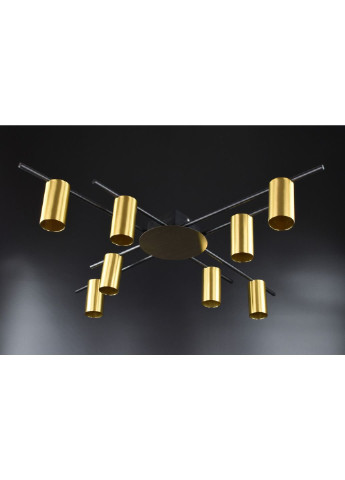 Люстра стельова на 8 ламп AOC5/8 Чорний 20х90х90 см. Sunnysky (253630924)