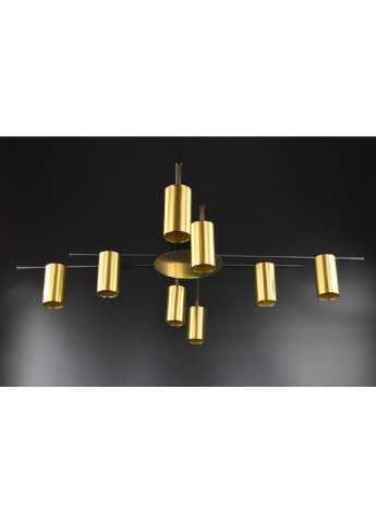 Люстра стельова на 8 ламп AOC5/8 Чорний 20х90х90 см. Sunnysky (253630924)