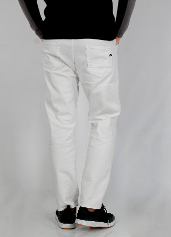 Белые демисезонные прямые джинсы Gas
