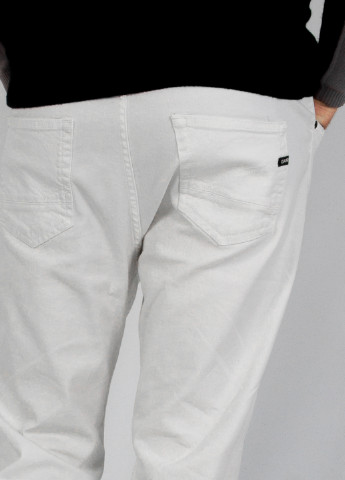 Белые демисезонные прямые джинсы Gas