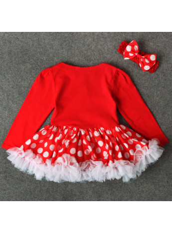Червона новорічне плаття-боді No Brand (203082057)
