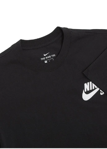 Чорна футболка dc7817-010 Nike M NK SB TEE LOGO