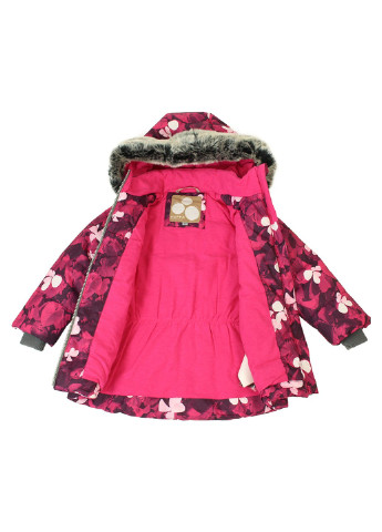 Фуксиновий (колору Фукія) зимній комплект зимовий (куртка + напівкомбінезон) novalla Huppa