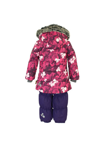 Фуксиновий (колору Фукія) зимній комплект зимовий (куртка + напівкомбінезон) novalla Huppa