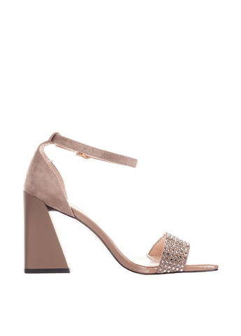 Темно-бирюзовые босоножки Blizzarini с ремешком со стразами