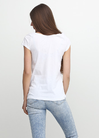 Біла літня футболка Jacqueline de Yong