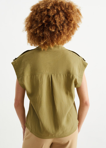 Хаки блуза C&A