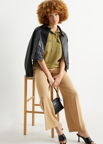 Хаки блуза C&A