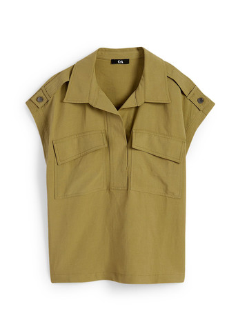 Хаки блуза C&A