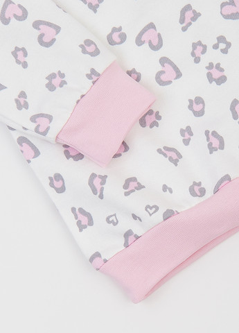 Рожева всесезон піжама (лонгслів, штани) лонгслів + брюки Ляля