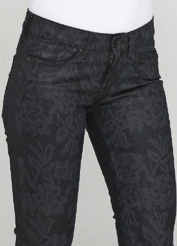 Черные джинсовые демисезонные брюки Pepe Jeans