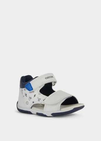 Молочные кэжуал сандалии Geox на липучке