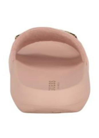 Розовые шлепанцы Guess с логотипом