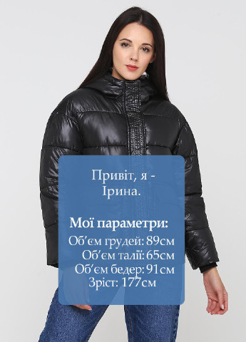 Черная зимняя куртка Xinyilun