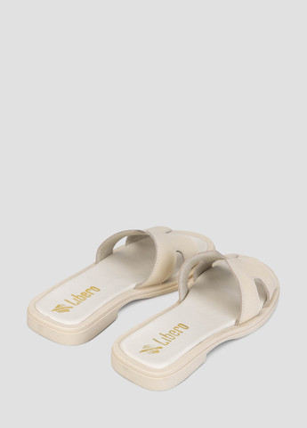 Бежевые шлёпанцы Libero