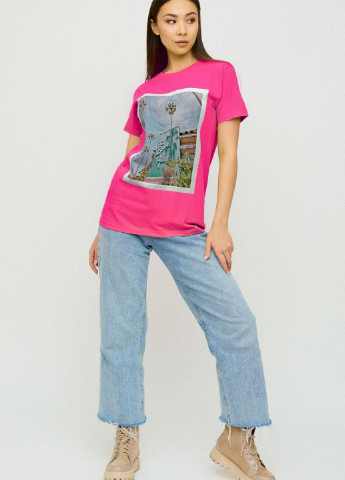 Футболка Boyfriend / air print / YAPPI - (237407550)