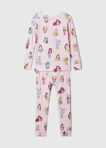 Світло-рожева всесезон піжами (лонгслів, штани) лонгслів + брюки Gap