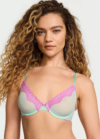 Бірюзовий демісезонний комплект (бюстгальтер, трусики) Victoria's Secret