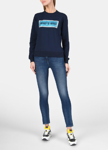 Синий зимний джемпер Who's who