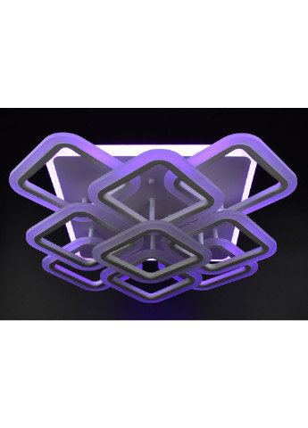 Люстра стельова LED з пультом A2505/9S-RGB-wh Білий 13х49х49 см. Sunnysky (253628781)