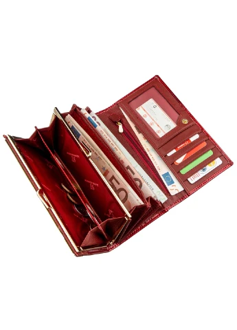 Жіночий шкіряний гаманець 18х9 см st leather (252132993)