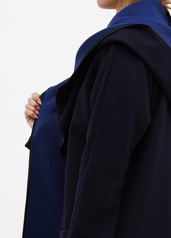 Темно-синє демісезонне Пальто Sassofono