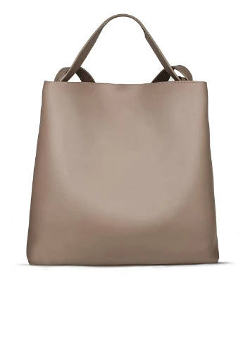 Стильна сумка бежева велика 30*31*12 Fashion (251853896)