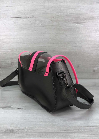 Сумка жіноча клатч крос боді екошкіра (wel-T6411) Малинова WeLassie (253982816)