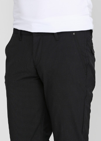 Темно-серые кэжуал демисезонные прямые брюки Infors