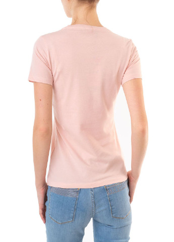 Розовая летняя футболка Trussardi Jeans