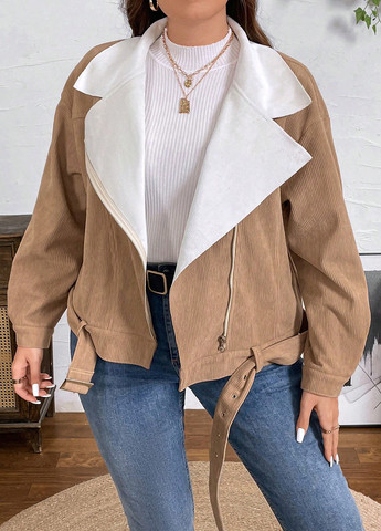 Бежева зимня куртка SHEIN