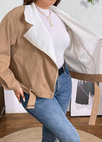 Бежева зимня куртка SHEIN