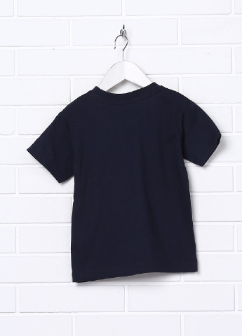 Темно-синяя летняя футболка с коротким рукавом Babexi