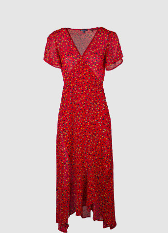 Красное кэжуал платье Our Heritage однотонное
