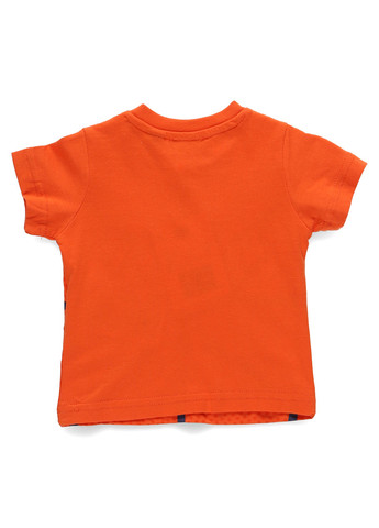 Оранжевая летняя футболка Chicco