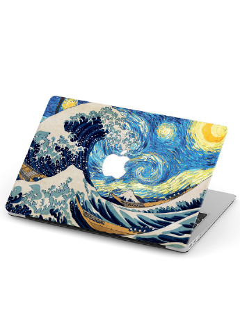 Чохол пластиковий для Apple MacBook Pro 13 A2289 / A2251 / A2338 Нагасакі Велика Хвиля (Van Gogh) (9772-1847) MobiPrint (218505546)