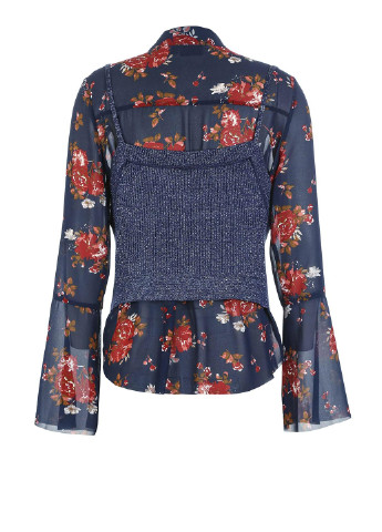 Синий демисезонный комплект (блуза, топ) Only