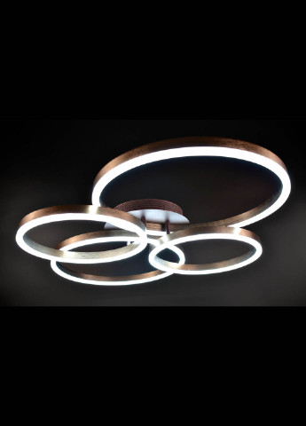 Люстра потолочная LED с пультом A8008/2+2B-cf Коричневый 11х63х83 см. Handmade (234538060)