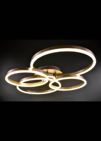 Люстра потолочная LED с пультом A8008/2+2B-cf Коричневый 11х63х83 см. Handmade (234538060)