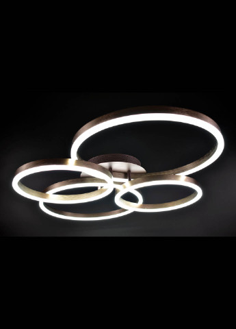 Люстра потолочная LED с пультом A8008/2+2B-cf Коричневый 11х63х83 см. Handmade (234538060)