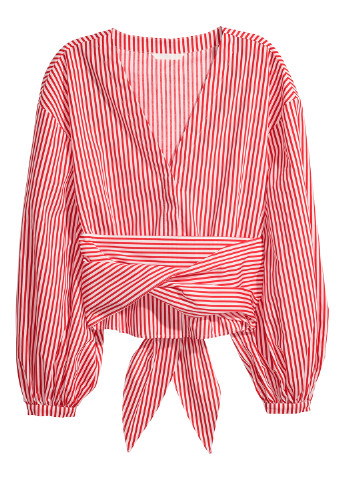 Комбинированная летняя блуза H&M