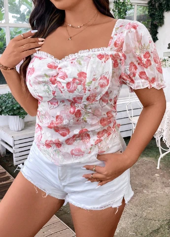 Белая блуза SHEIN