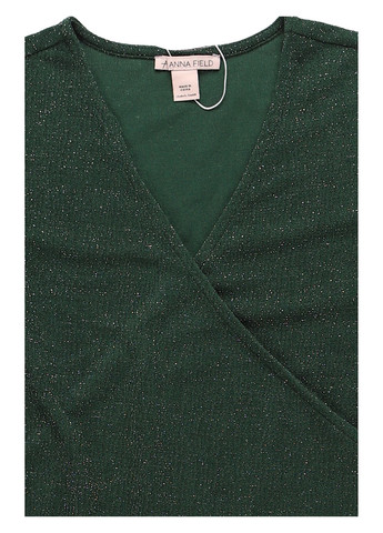 Темно-зелёная блуза Anna Field