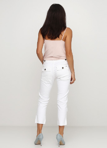 Белые кэжуал летние прямые брюки IVY