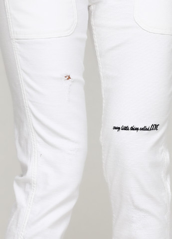 Белые кэжуал летние прямые брюки IVY