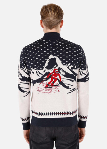 Комбинированный демисезонный свитер Colin's