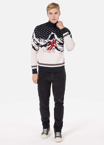 Комбинированный демисезонный свитер Colin's