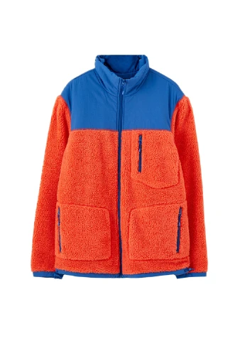 Помаранчева демісезонна куртка Pull & Bear